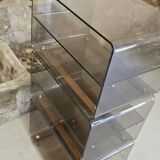 Bibliothèque étagère modulaire plexiglass