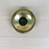 Bougeoir à poussoir en laiton