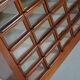 Vintage Dutch haberdashery furniture made of hardwood, 1930s.