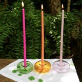 Mini Orange Candle Holder