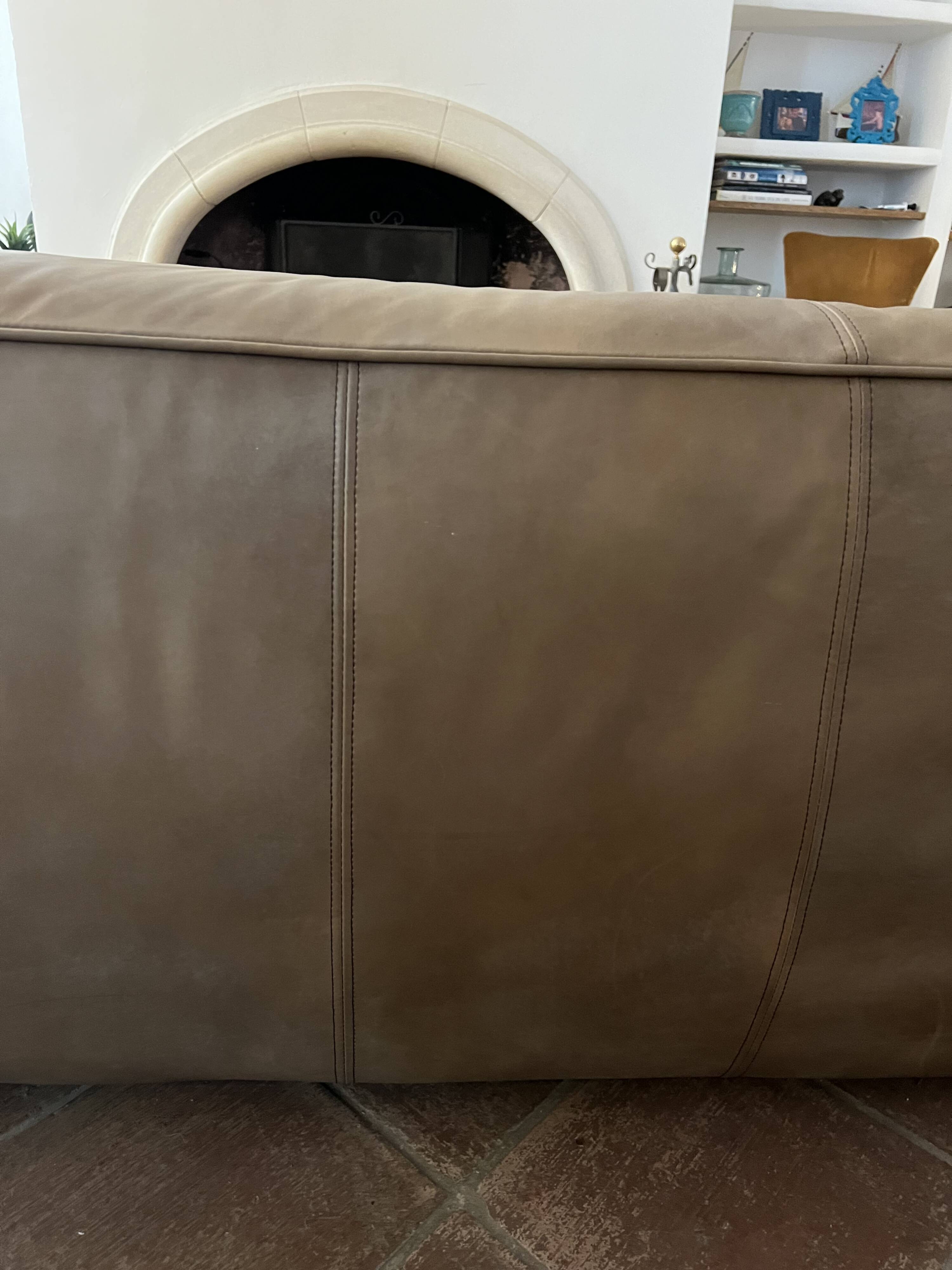 leather sofa