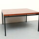 1960s coffee table in teak and metal