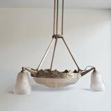 Lustre Art Déco Muller Frères Lunéville 1930