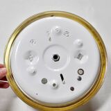 Vintage glass and gold metal globe ceiling light