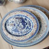 Vaisselle chinoise en porcelaine dite graine de riz  des années 50