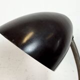 Vintage Brown Bakelite Gooseneck Table Lamp, 1950s