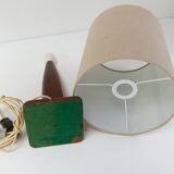 Vintage Danish Teak Table Lamp, 1960s