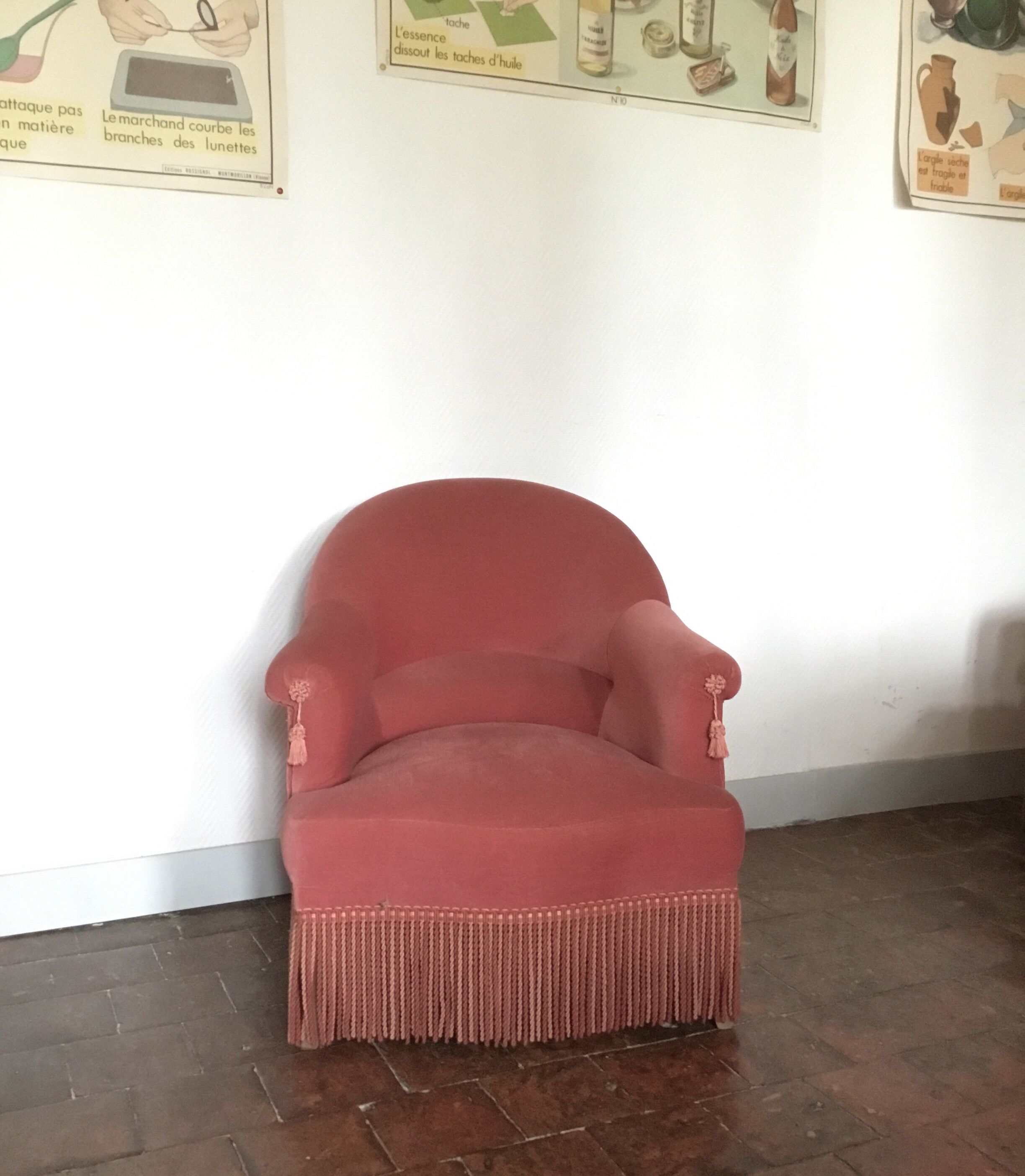 Fauteuil crapaud style Napoléon III