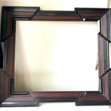 Grand cadre en bois ancien 57 cm x 50 cm