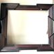 Antique large wooden frame 57  cm x 50  cm
