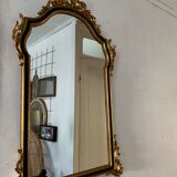 Vintage mirror in wood