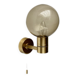 Swedish brass wall sconces from the mid-century by Hans-Agne Jakobsson for Hans-Agne Jakobsson Ab, Markaryd, 1960s, set of 2.
