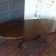 Vintage oval dining table with extensions for Baumann - 1960