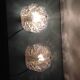 Paire d'appliques en verre et laiton par Limburg, années 60-70