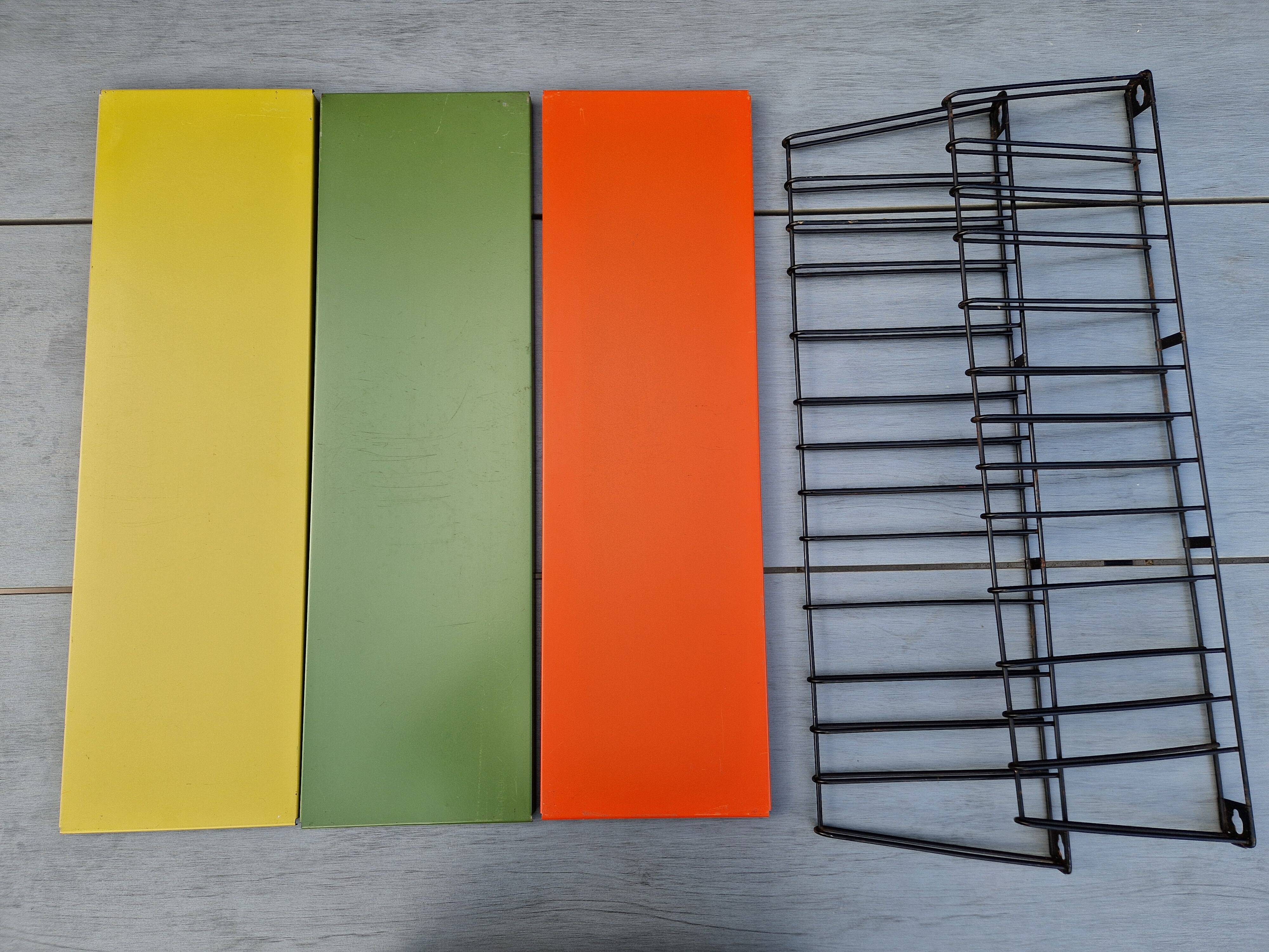 Tomado metal wall shelf, 1960s