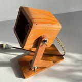 Articulated wooden lamp 70s/80s