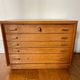 Argentier for cutlery Christofle Ercuis 186 art deco pieces in oak