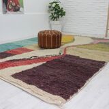 Handmade wool Berber rug 274 X 200 CM