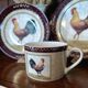 Crockery set rooster - English porcelain
