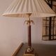 80's tortoiseshell palm tree lamp
