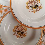 Ceramic soup plates