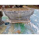 Pair of cast iron planters from 1900 from Charleville-Mézières