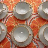 set of 6 Malbec and Treillard Frères cups from the 1950s