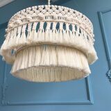 Macrame pendant light 50cm