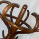 Coat rack parrot wood curved