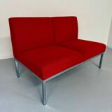 Vintage 2-seater sofa from the 70s, Artifort design, red