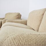 Sofas and Armchair in Wool by Busnelli, 1970s, Set of 3