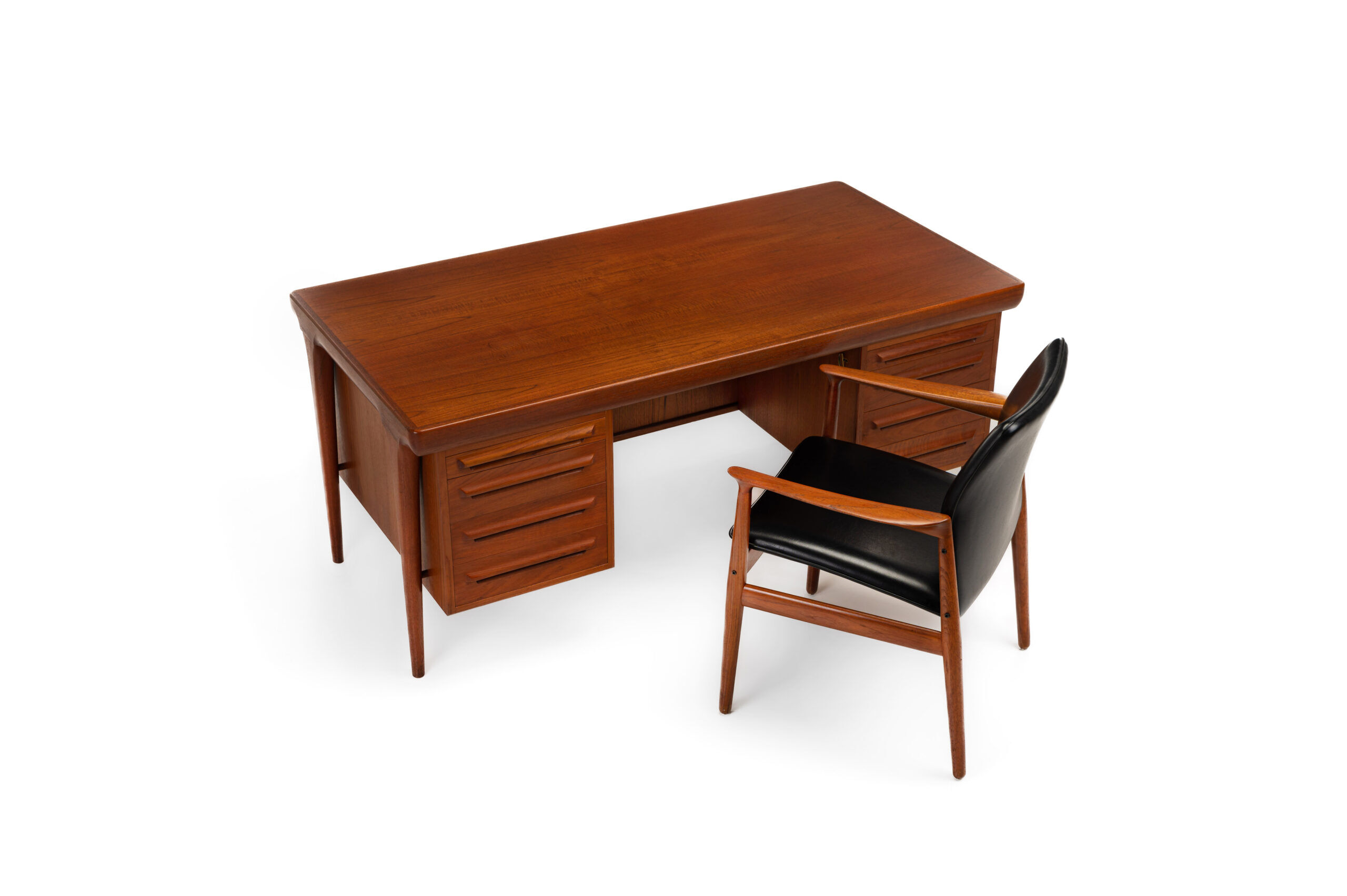 Freestanding Writing Desk by Ib Kofod Larsen for Faarup Møbelfabrik, Denmark 60s