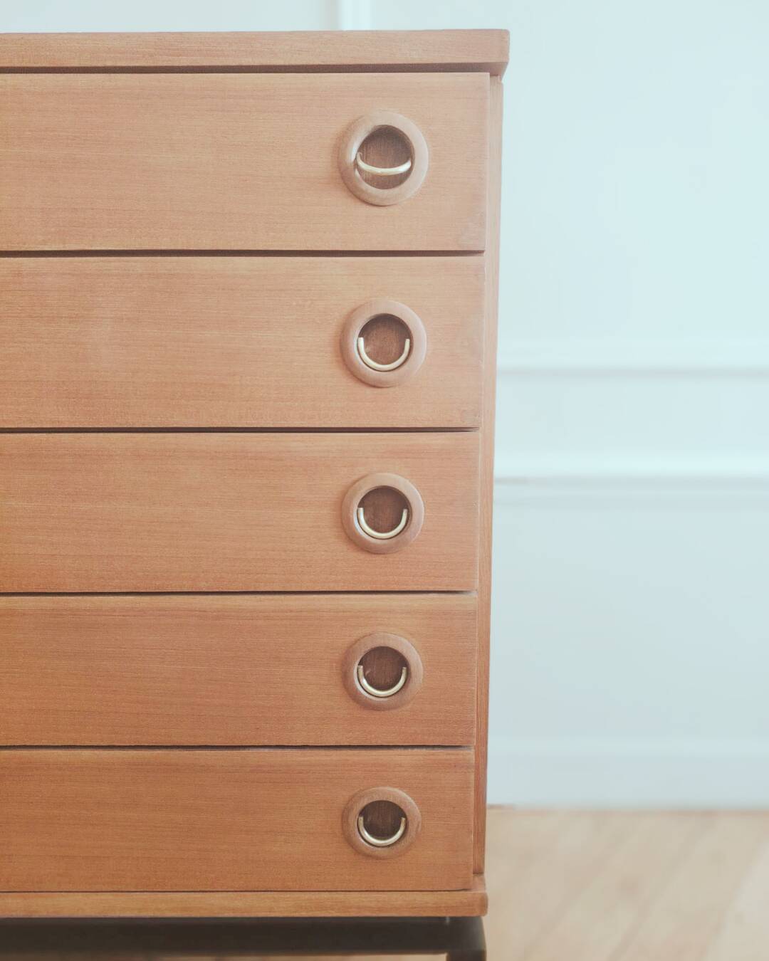 Enfilade/ Commode vintage rénové style anglais, années 70