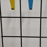 Vintage metal coat and hat rack