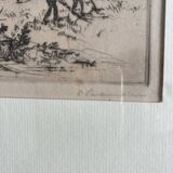 Dessin à l’encre  P.Baudier