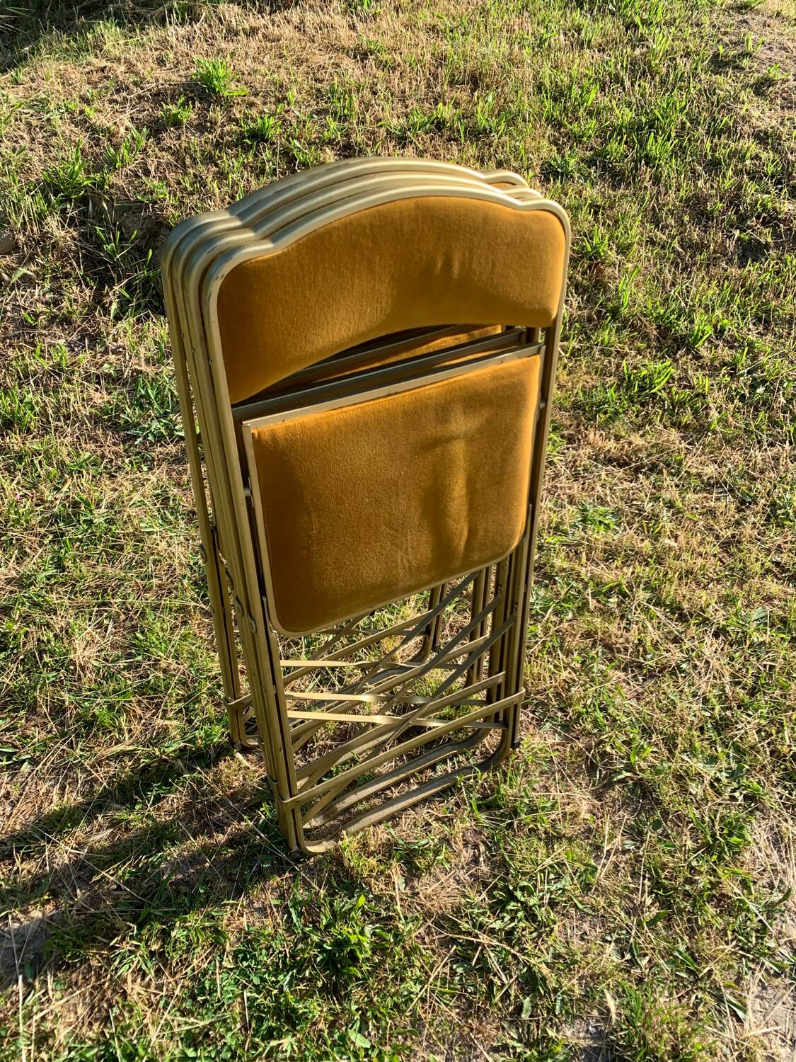 4 folding opera chairs from the 70s