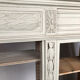 Old pharmacy furniture in grey lacquered oak, NINETEENTH