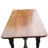 18th century walnut desk table