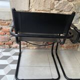 Pair of black armchairs