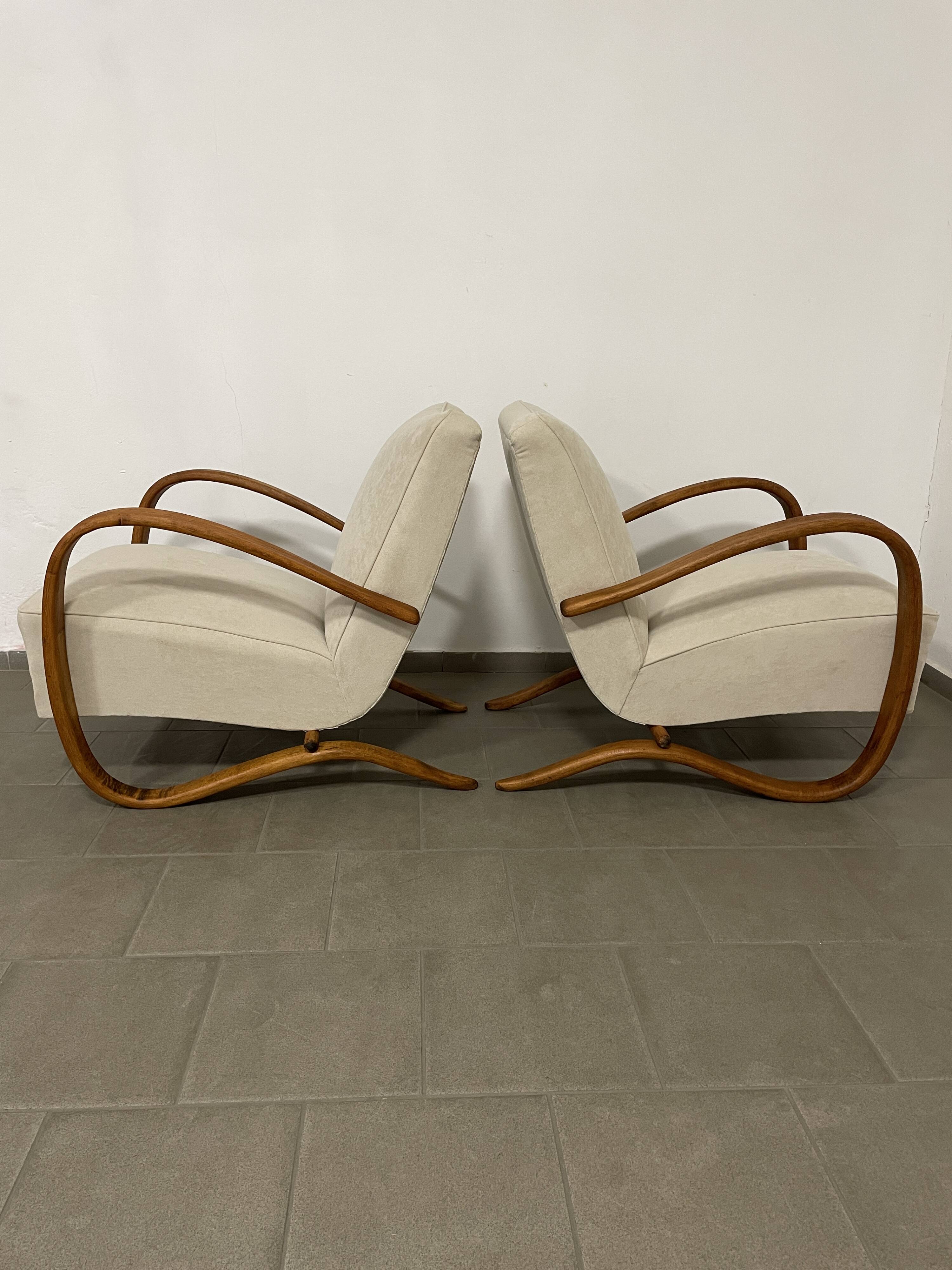 Set of two armchairs Halabala H269