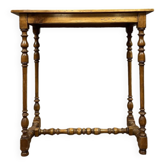 Louis XIII style system console in solid walnut circa 1850