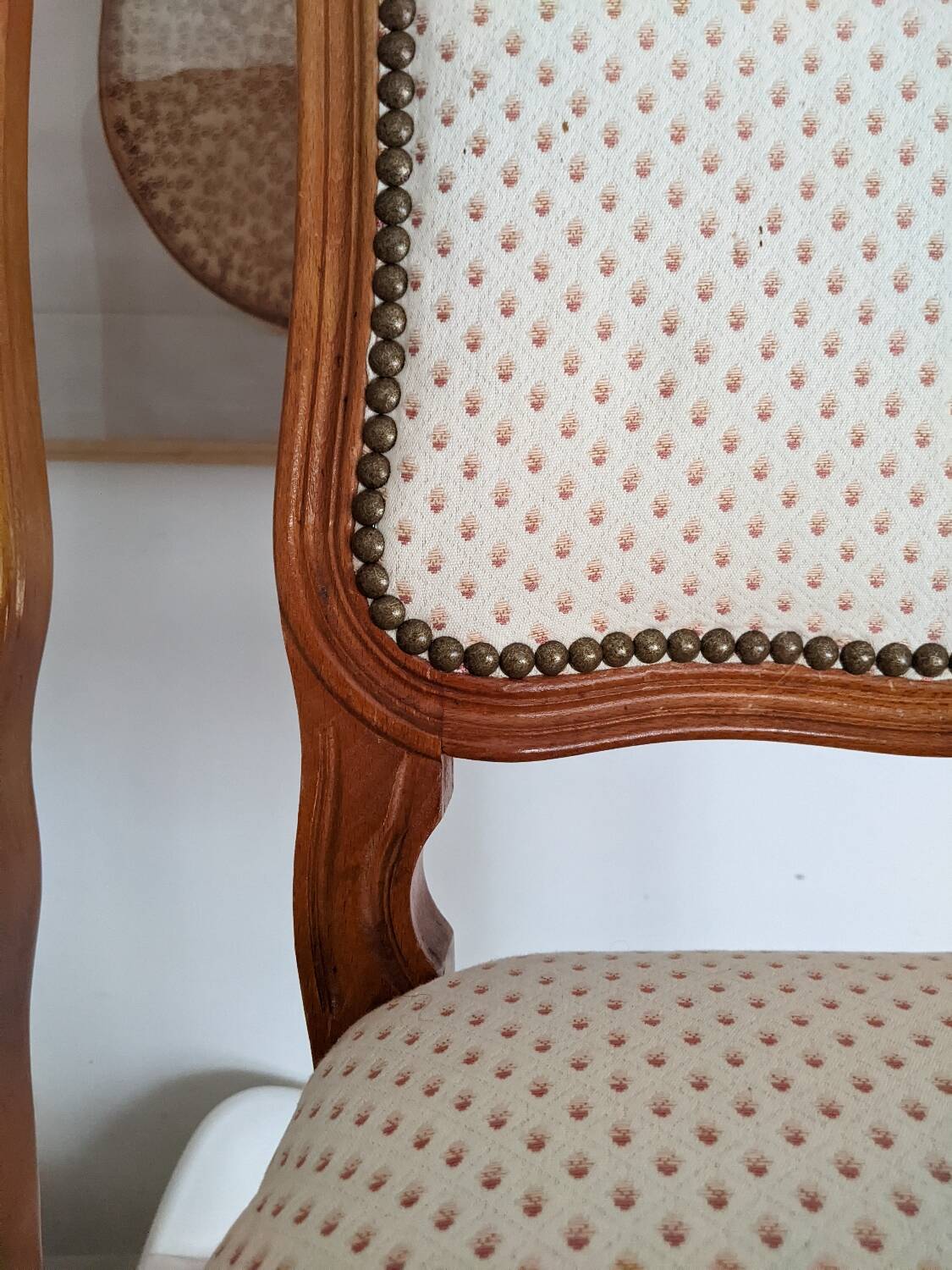 Lot de 4 Chaises Vintage Style Louis XV / Louis Philippe