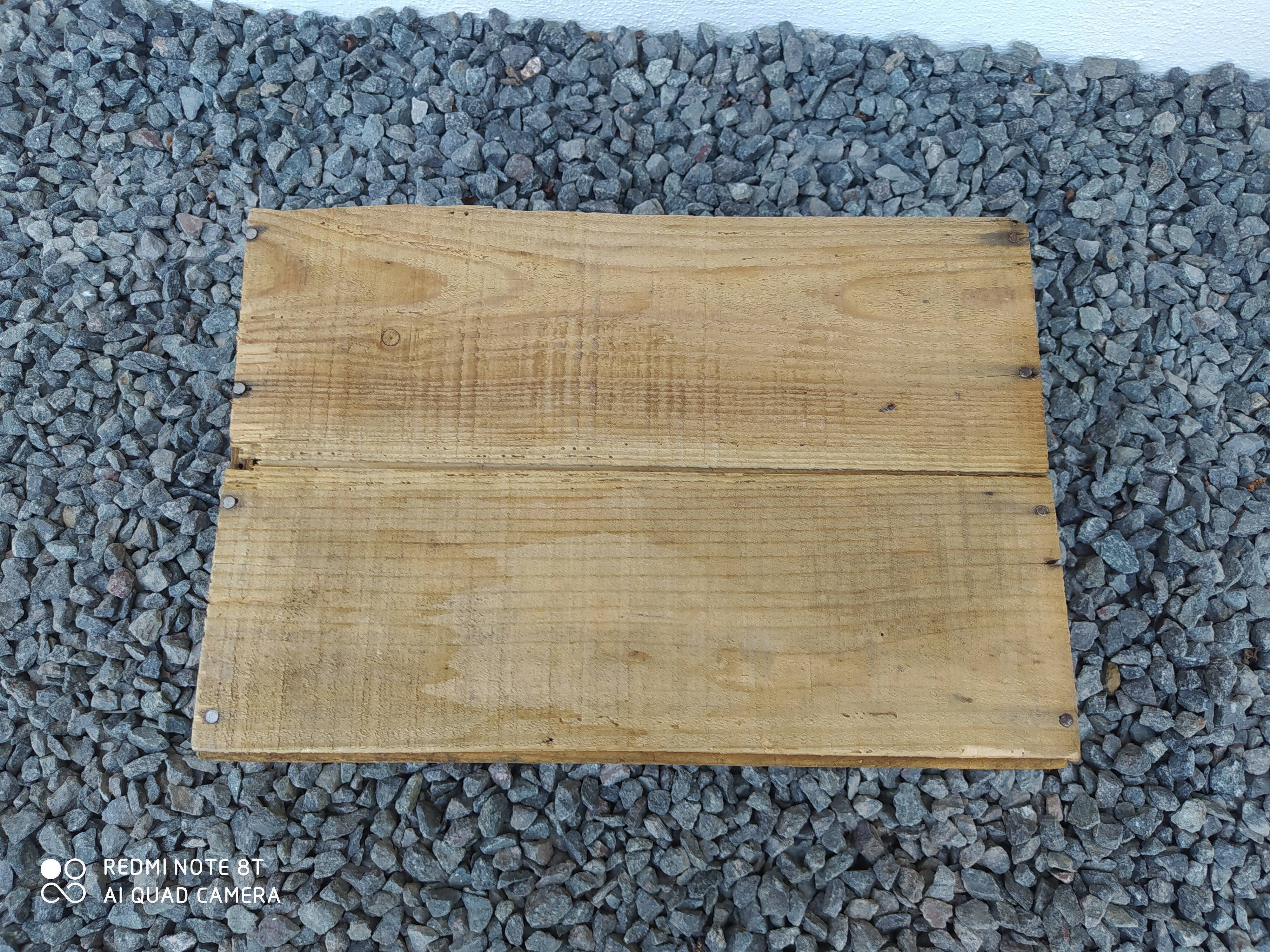 Vintage wooden box / box of beurre Cosnier