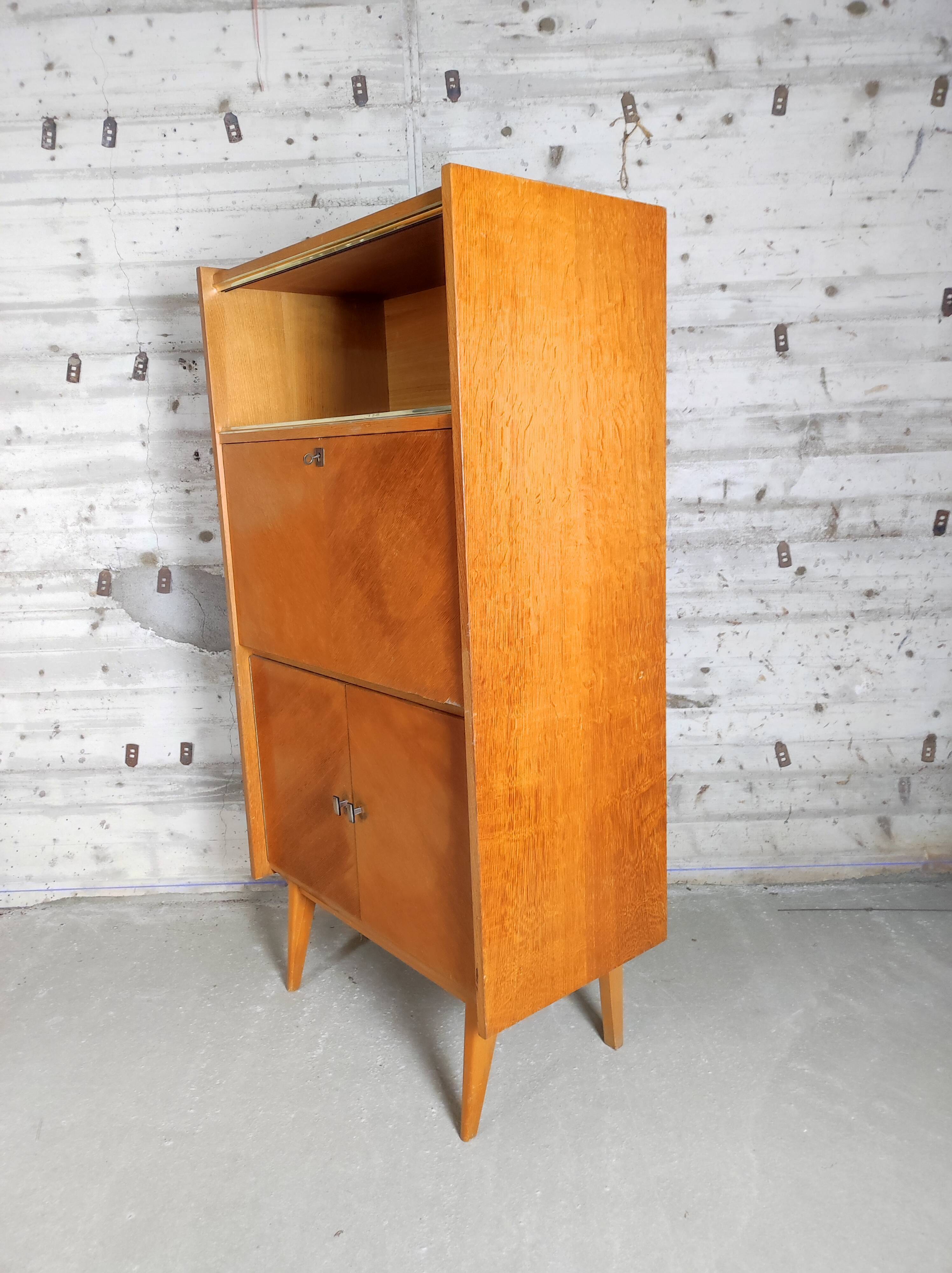 Secrétaire vintage pieds comaps