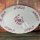 Limoges Bernardaud oval porcelain dish for Christofle