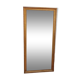 Old beveled mirror with gilded wood frame 20th century