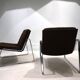 Set of two Drabert chrome lounge chairs by Gerd Lange, 1970