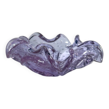 Alexandrite Murano Bullicante Bubbles Ash Tray - 1950s