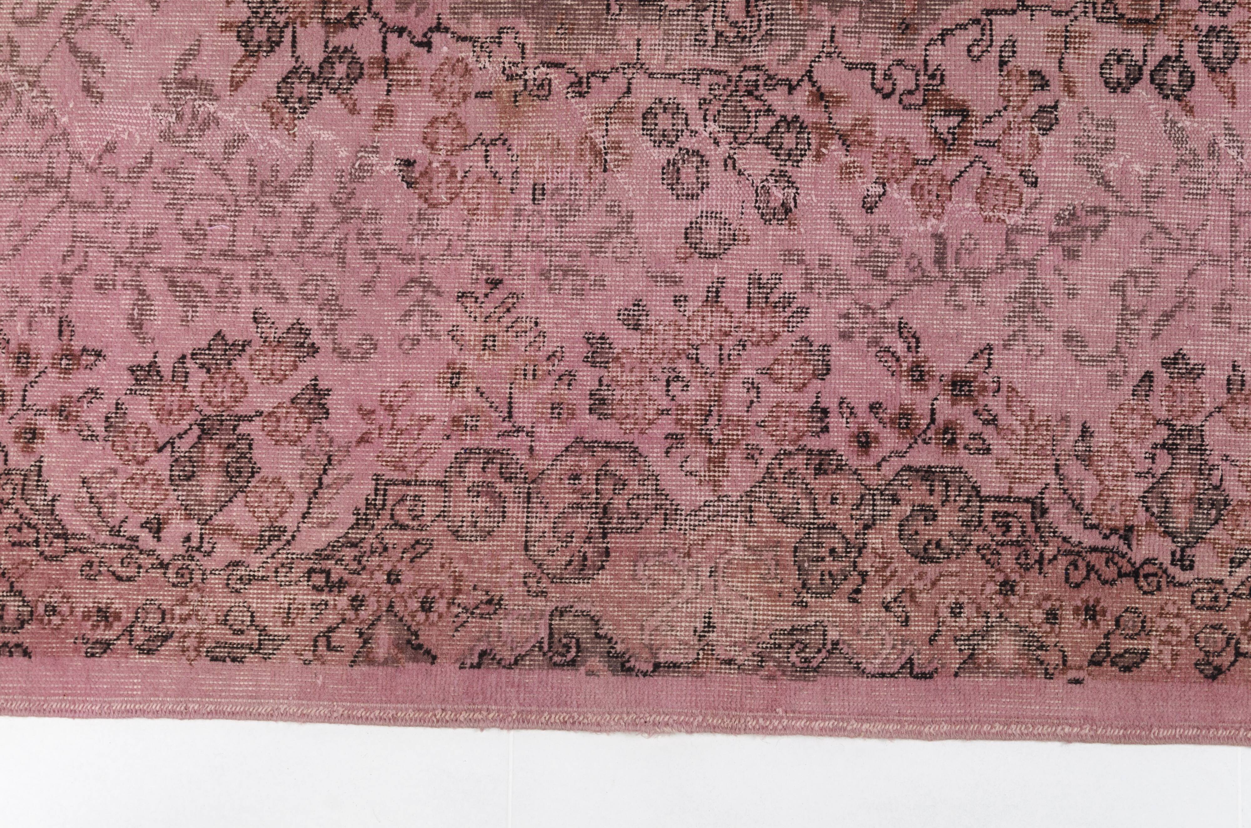 Home Decor Vintage Oushak Pink Rug sku 2530