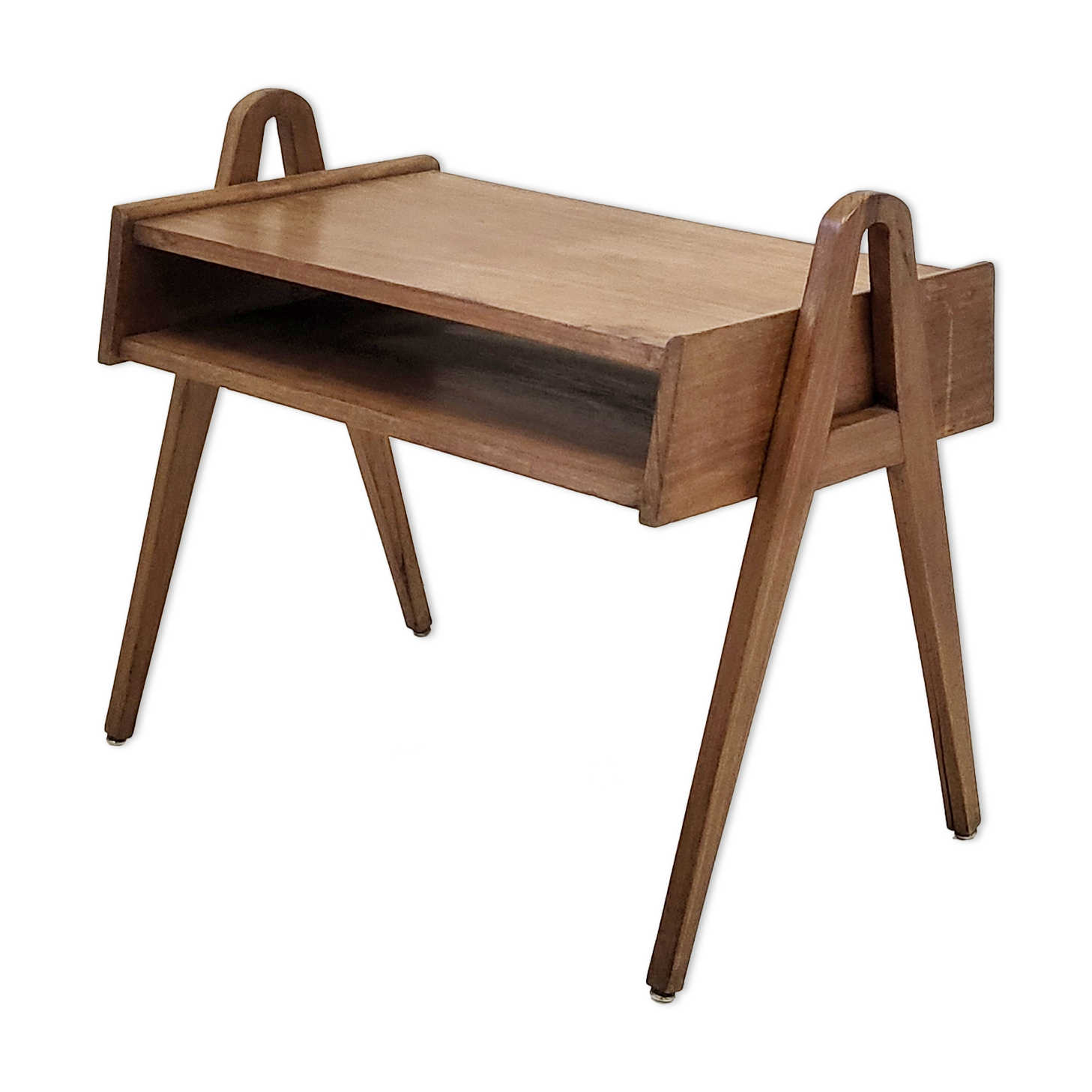 Vintage table 1950 compass feet